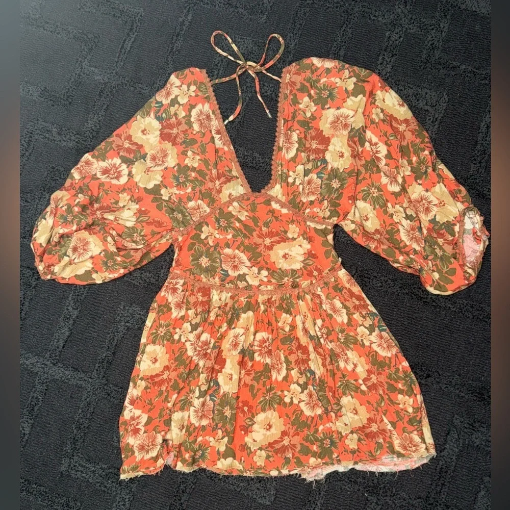 *NWOT* Free People Sweet Dreams Printed Mini Dress